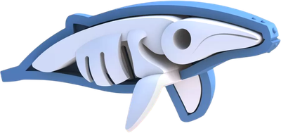 Игрушка-конструктор Halftoys Ocean Горбатый кит HOS004