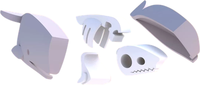 Игрушка-конструктор Halftoys Ocean Кашалот HOS005