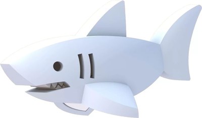 Игрушка-конструктор Halftoys Ocean Белая акула HOS006 - фото
