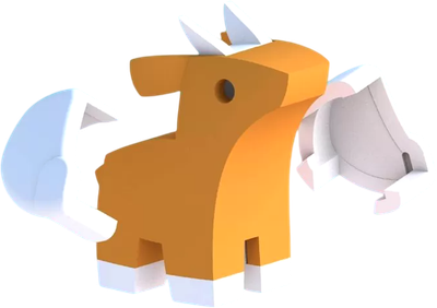 Игрушка-конструктор Halftoys Baby Animal Импала HAB002