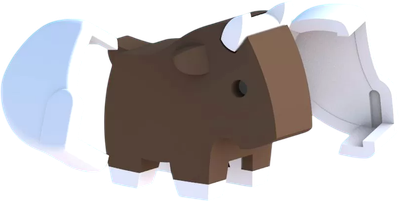 Игрушка-конструктор Halftoys Baby Animal Гну HAB003