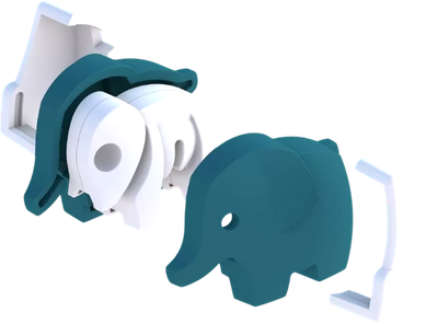 Игрушка-конструктор Halftoys Baby Animal Слон HAB004