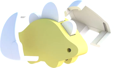 Игрушка-конструктор Halftoys Baby Dino Стего HDB005