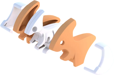 Игрушка-конструктор Halftoys Baby Dino Пара HDB006