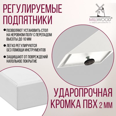 Обеденный стол Millwood Кейптаун 250x120x75
