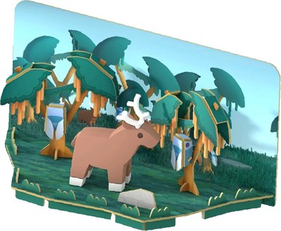 Игрушка-конструктор Halftoys Animal Олень с диорамой HA010 - фото