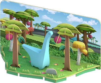 Игрушка-конструктор Halftoys Dino Дипло с диорамой HD003 - фото