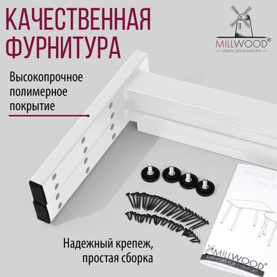 Обеденный стол Millwood Шанхай 160x80х75