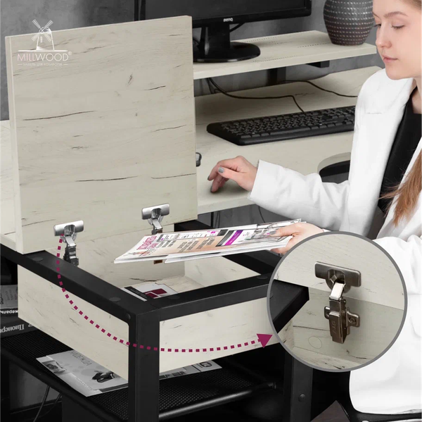 Компьютерный стол Millwood Каир Угловой 160x120х93.05