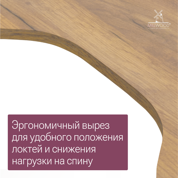 Компьютерный стол Millwood Каир Угловой 160x120х93.05