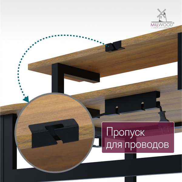 Компьютерный стол Millwood Каир Угловой 160x120х93.05