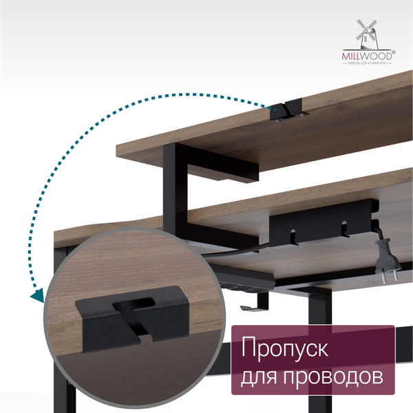 Компьютерный стол Millwood Каир Угловой 160x120х93.05