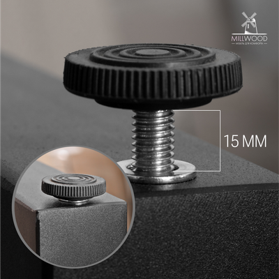 Компьютерный стол Millwood Сплит с вырезом 2-хместный 254.6x80х110.8