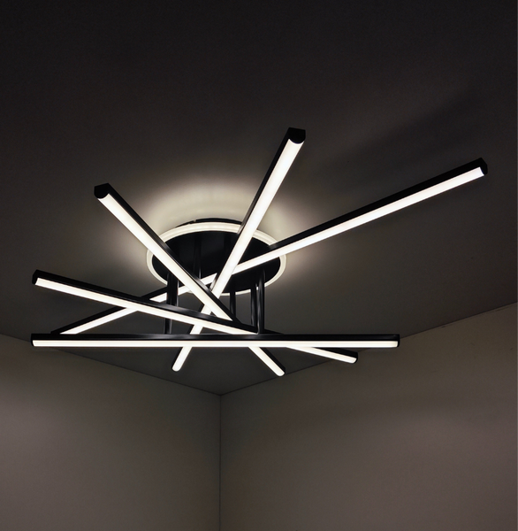 Потолочный светильник Mirastyle XL-70071/5+1 BK