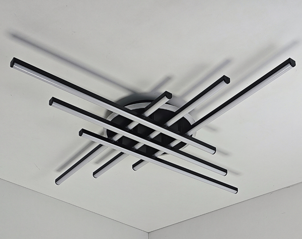 Потолочный светильник Mirastyle XL-70071/6+1 BK