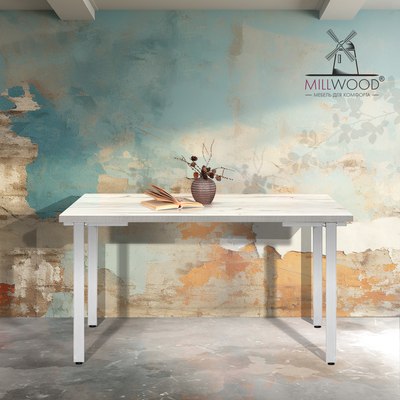 Обеденный стол Millwood Лофт Прага Л 120x70x75