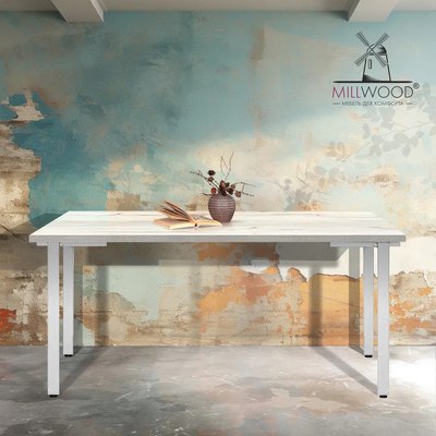 Обеденный стол Millwood Лофт Прага Л 160x80x75