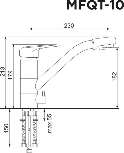 Смеситель Maunfeld MFQT-10W