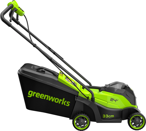 Газонокосилка аккумуляторная Greenworks GD24LM331 бесщеточная 24V 33см / 2520607UA