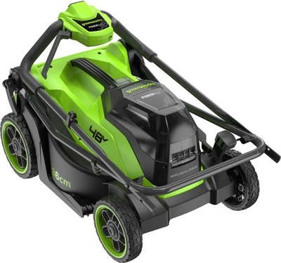 Газонокосилка аккумуляторная Greenworks GD24X2LM361 бесщеточная 2x24V 36см / 2520707