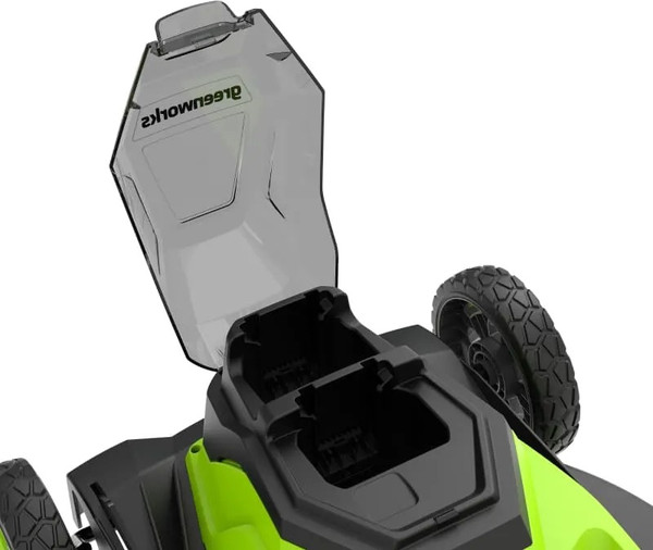 Газонокосилка аккумуляторная Greenworks GD24X2LM411 2x24V 41см / 2520907UD