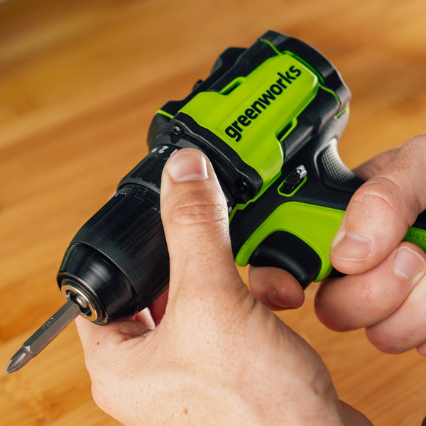 Аккумуляторная дрель-шуруповерт Greenworks DD345 бесщеточная 24V / 3708307