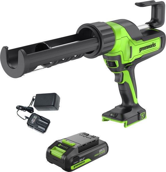 Пистолет для герметика Greenworks G24CAU / 3501707UA - фото