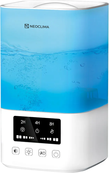 Ультразвуковой увлажнитель воздуха Neoclima Vision 2.5L White - фото