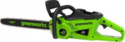 Пила цепная аккумуляторная Greenworks GD40CS20X / 2008807UH - фото