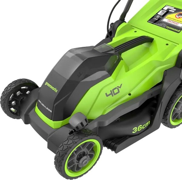 Газонокосилка аккумуляторная Greenworks GD40LM361 бесщеточная 40V 36см / 2520807UB