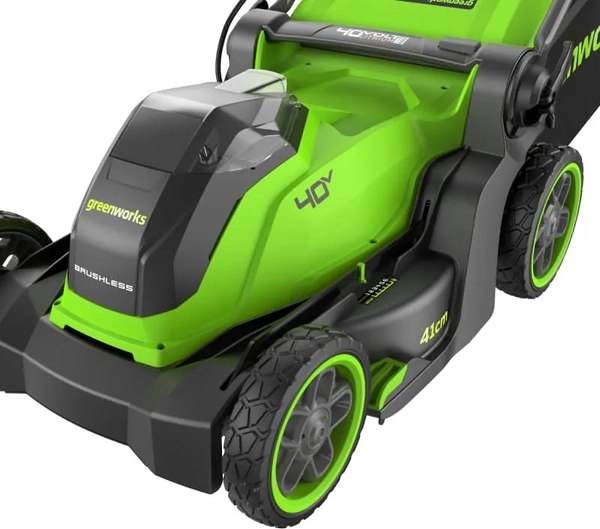 Газонокосилка аккумуляторная Greenworks GD40LM411 40V 41см / 2521007UB
