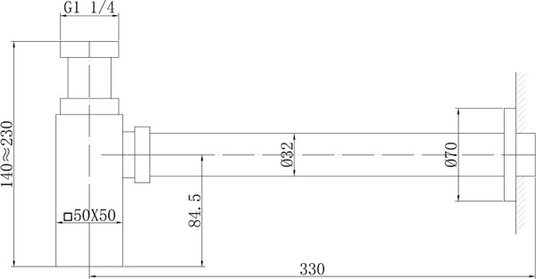 Сифон Abber AF0031SP