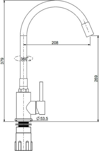 Смеситель Splenka S201.4406.09