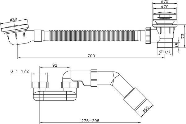Сифон Raglo R600.31.09