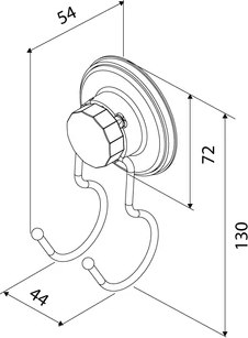 Крючок для ванной Milardo Easy EASBWS0M41