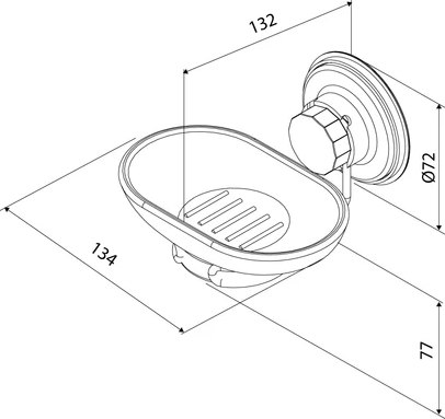 Мыльница Milardo Easy EASBWSGM42