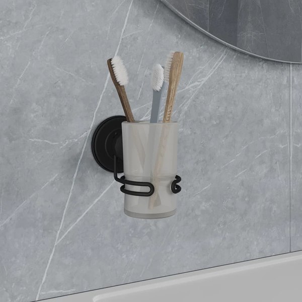 Стакан для зубной щетки и пасты Milardo Easy EASBWSGM45