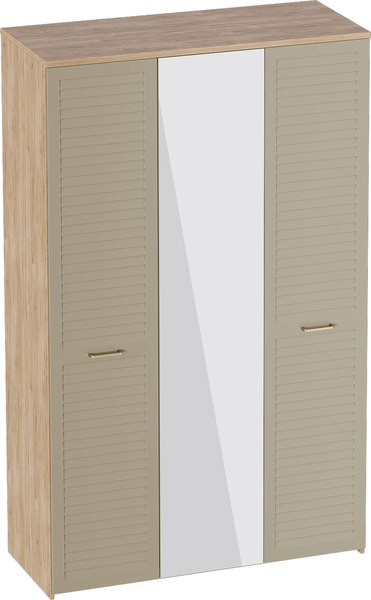 Шкаф Мебельград Гавана 3-хстворчатый 139x54.4x223 - фото