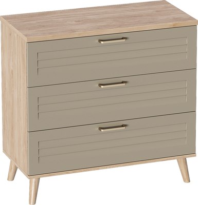 Комод Мебельград Гавана 3ящ 91.2x40.4x89.4 - фото