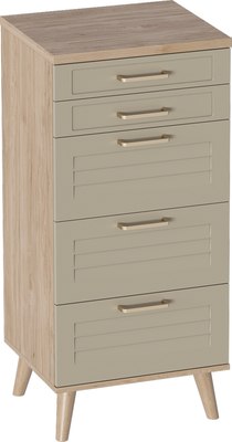 Комод Мебельград Гавана 5ящ 50.2x40.4x109 - фото