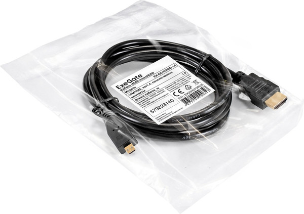 Кабель ExeGate EX-CC-HDMID-1.8 / EX254073RUS