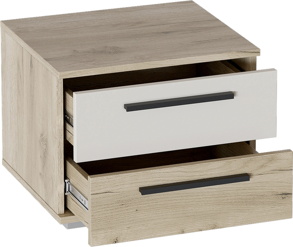 Прикроватная тумба Мебельград Мишель 2 ящ 48x39x37