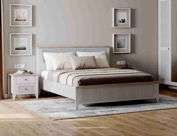 Двуспальная кровать Мебельград Валенсия 140x200