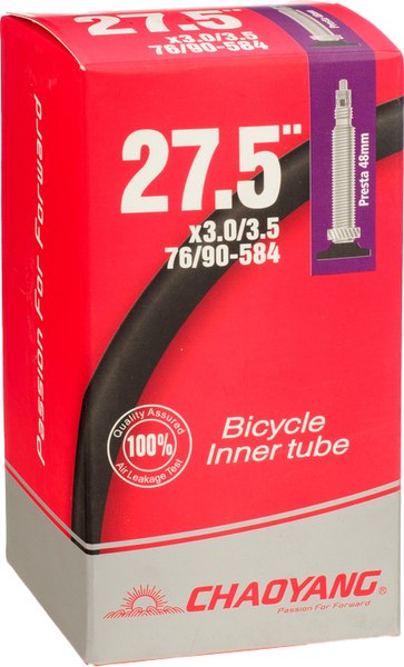 Камера для велосипеда Chaoyang 27.5x3.00/3.50 FV-48MM / Y133008 - фото