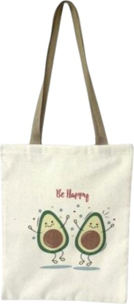 Сумка-шоппер Malvina Авокадо счастливая парочка / 101.20.1 - фото