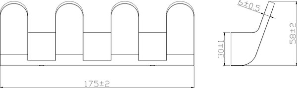 Крючок для ванной Lauter 21TS3009 4 крючка