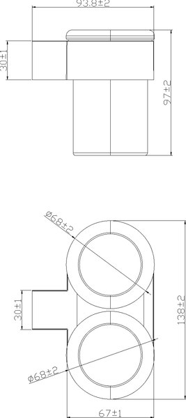 Набор стаканов для зубной щетки и пасты Lauter 21TS3016