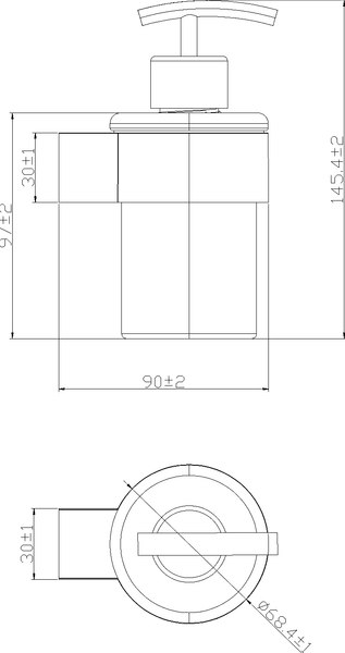 Дозатор для жидкого мыла Lauter 21TS3020