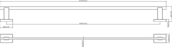 Держатель для полотенца Lauter 21TS1014