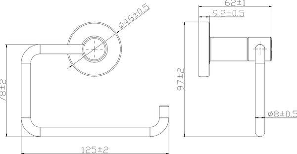 Держатель для туалетной бумаги Lauter 21TS20112